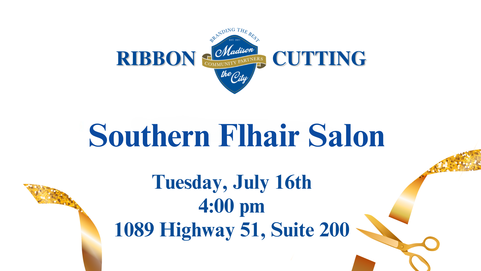Ribbon Cutting – Southern Flhair Salon